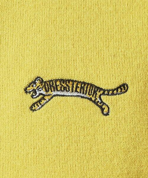 DRESSTERIOR（ドレステリア）の「◆【CLASSY．12月号掲載】タイガーエンブロイダリークルーネックカーディガン（カーディガン/ボレロ・レディース・ベージュ/グレー/ブラック/イエロー系その他/レッド系1/グレー系4・34/36/38/40）」の12枚目の写真