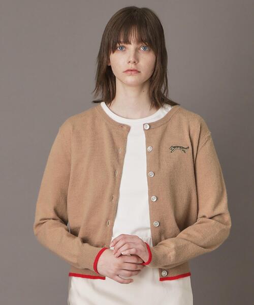 DRESSTERIOR（ドレステリア）の「◆【CLASSY．12月号掲載】タイガーエンブロイダリークルーネックカーディガン（カーディガン/ボレロ・レディース・ベージュ/グレー/ブラック/イエロー系その他/レッド系1/グレー系4・34/36/38/40）」の13枚目の写真