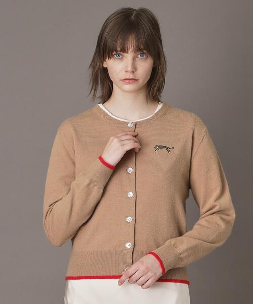 DRESSTERIOR（ドレステリア）の「◆【CLASSY．12月号掲載】タイガーエンブロイダリークルーネックカーディガン（カーディガン/ボレロ・レディース・ベージュ/グレー/ブラック/イエロー系その他/レッド系1/グレー系4・34/36/38/40）」の14枚目の写真