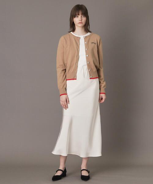 DRESSTERIOR（ドレステリア）の「◆【CLASSY．12月号掲載】タイガーエンブロイダリークルーネックカーディガン（カーディガン/ボレロ・レディース・ベージュ/グレー/ブラック/イエロー系その他/レッド系1/グレー系4・34/36/38/40）」の15枚目の写真