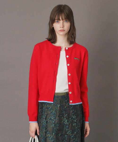 DRESSTERIOR（ドレステリア）の「◆【CLASSY．12月号掲載】タイガーエンブロイダリークルーネックカーディガン（カーディガン/ボレロ・レディース・ベージュ/グレー/ブラック/イエロー系その他/レッド系1/グレー系4・34/36/38/40）」の19枚目の写真