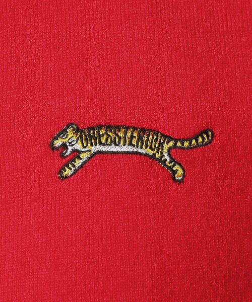 DRESSTERIOR（ドレステリア）の「◆【CLASSY．12月号掲載】タイガーエンブロイダリークルーネックカーディガン（カーディガン/ボレロ・レディース・ベージュ/グレー/ブラック/イエロー系その他/レッド系1/グレー系4・34/36/38/40）」の21枚目の写真