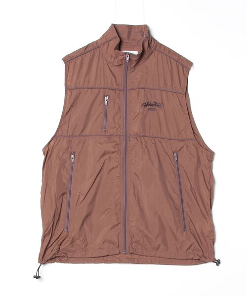 WudgeBoy（ワッジボーイ）の「nylon best（ベスト・メンズ・ダークブラウン/グレー・LARGE/MEDIUM）」の2枚目の写真