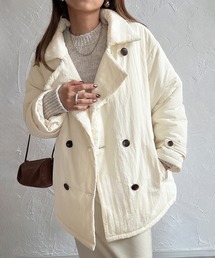 JUNOAH（ジュノア）の「ミドル丈中綿コート（ダウンジャケット/コート）」