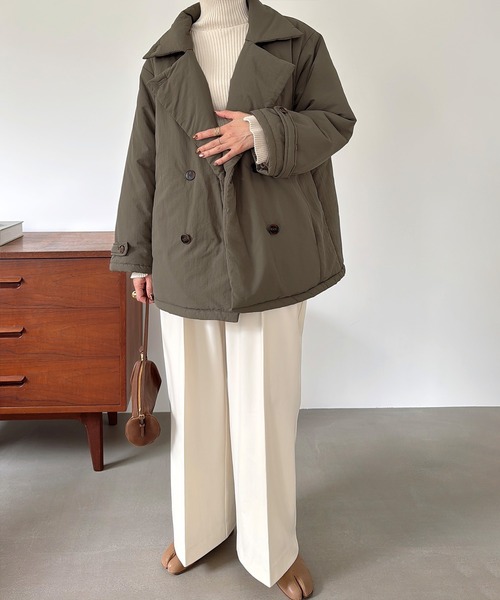 ジャケット・アウター Juni スタンドネックZIPブルゾン(M ダークグレー): ジャケット/アウター