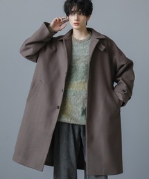ASTRONOMY | ビッグシルエット2way比翼メルトンステンカラーコート(ステンカラーコート)