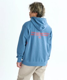 COLD WAYS SWEAT ZIP /クイックシルバーバックプリントジップアップフーディー・パーカー