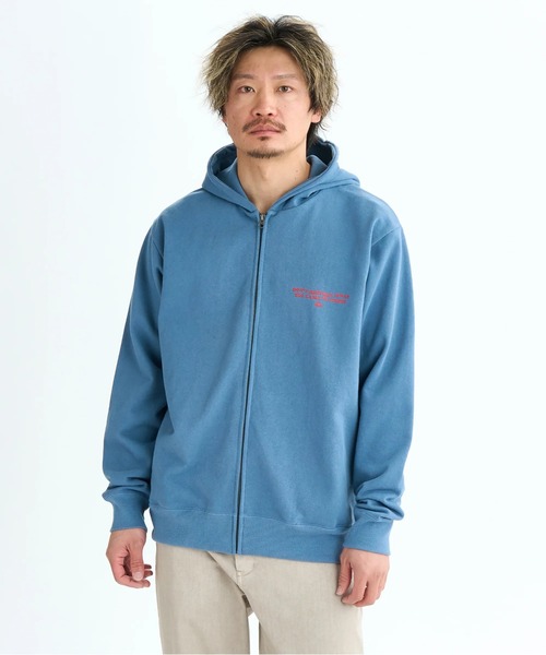 Quiksilver（クイックシルバー）の「COLD WAYS SWEAT ZIP /クイックシルバーバックプリントジップアップフーディー・パーカー（パーカー・メンズ・ブラック/ブルー/グレー・MEDIUM/LARGE/X-LARGE）」の10枚目の写真