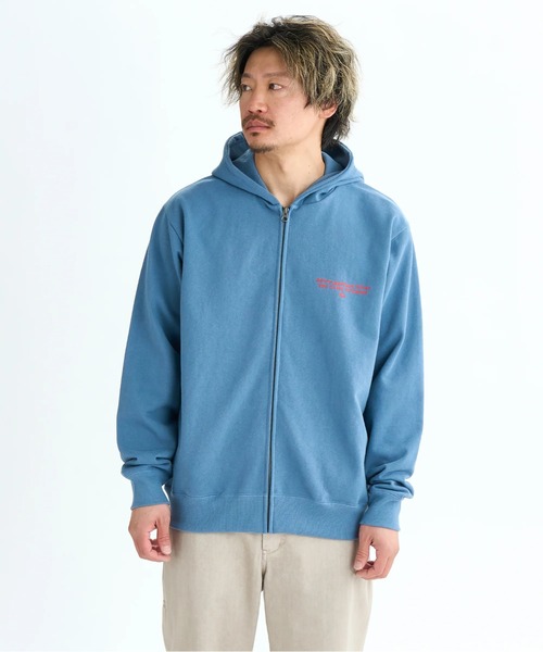 Quiksilver（クイックシルバー）の「COLD WAYS SWEAT ZIP /クイックシルバーバックプリントジップアップフーディー・パーカー（パーカー・メンズ・ブラック/ブルー/グレー・MEDIUM/LARGE/X-LARGE）」の11枚目の写真
