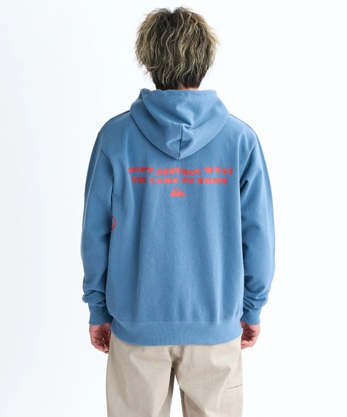 Quiksilver（クイックシルバー）の「COLD WAYS SWEAT ZIP /クイックシルバーバックプリントジップアップフーディー・パーカー（パーカー・メンズ・ブラック/ブルー/グレー・MEDIUM/LARGE/X-LARGE）」の12枚目の写真