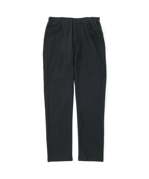 無印良品（ムジルシリョウヒン）の「キッズ　ストレッチ裏起毛スリムフィットパンツ（その他パンツ・キッズ・チャコールグレー/ブルー系/サンドベージュ/ブラック・150/140/130/120/110）」の2枚目の写真