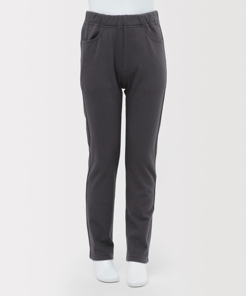 無印良品（ムジルシリョウヒン）の「キッズ　ストレッチ裏起毛スリムフィットパンツ（その他パンツ・キッズ・チャコールグレー/ブルー系/サンドベージュ/ブラック・150/140/130/120/110）」の14枚目の写真