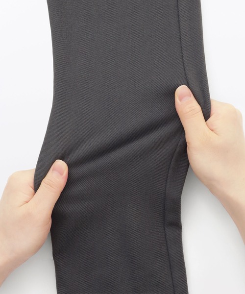 無印良品（ムジルシリョウヒン）の「キッズ　ストレッチ裏起毛スリムフィットパンツ（その他パンツ・キッズ・チャコールグレー/ブルー系/サンドベージュ/ブラック・150/140/130/120/110）」の20枚目の写真