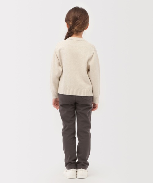 無印良品（ムジルシリョウヒン）の「キッズ　ストレッチ裏起毛スリムフィットパンツ（その他パンツ・キッズ・チャコールグレー/ブルー系/サンドベージュ/ブラック・150/140/130/120/110）」の13枚目の写真