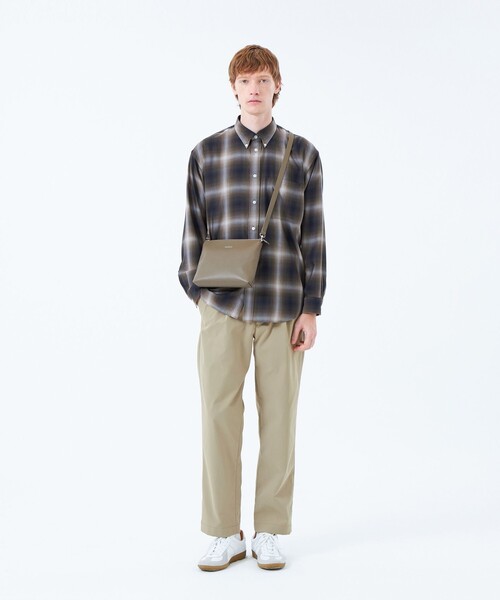 MACKINTOSH PHILOSOPHY(マッキントッシュ フィロソフィー)の「長袖オーバーサイズボタンダウンシャツ オンブレチェック(シャツ/ブラウス・メンズ・ダークブラウン/ネイビー・40/38)」の4枚目の写真