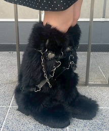Candy Stripper | 3WAY BELT FUR ブーツ(ブーツ)