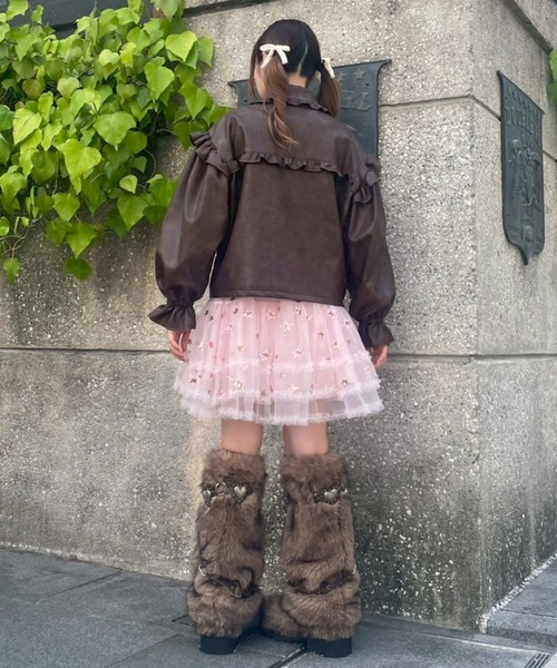 Candy Stripper(キャンディストリッパー)の「3WAY BELT FUR ブーツ(ブーツ・レディース・ブラック/ブラウン・L/M/S)」の15枚目の写真