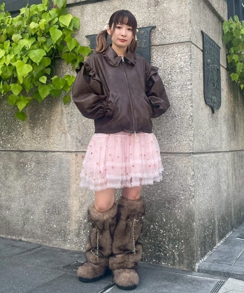 Candy Stripper(キャンディストリッパー)の「3WAY BELT FUR ブーツ(ブーツ・レディース・ブラック/ブラウン・L/M/S)」の13枚目の写真