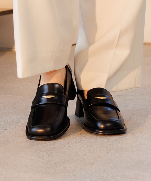 HIMIKO（ヒミコ）の「【HIMIKO】メタルポイントヒールローファー