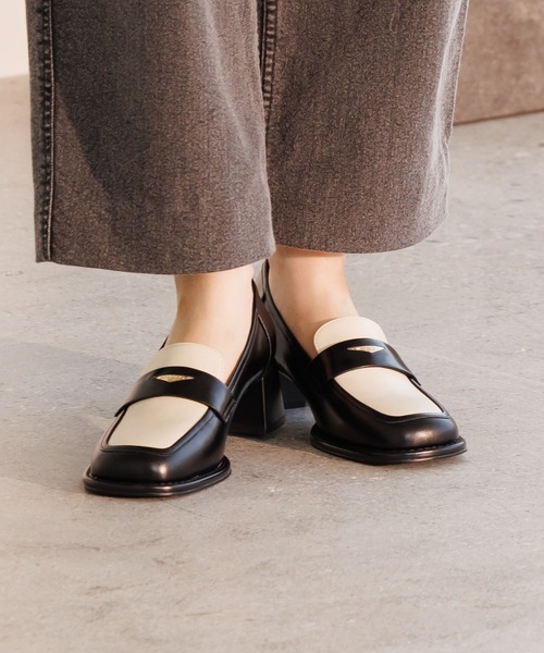 セール】【HIMIKO】メタルポイントヒールローファー/651333