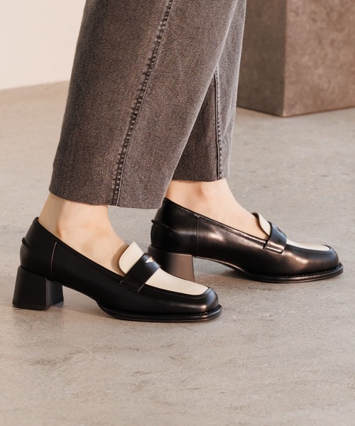 セール】【HIMIKO】メタルポイントヒールローファー/651333