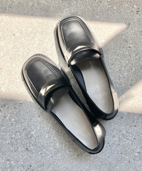 セール】【HIMIKO】メタルポイントヒールローファー/651333