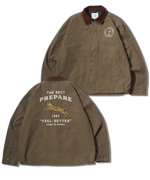 クローバル　虎刺繍入り ネイビーナイロンジャケット クローバル 虎刺繍入り ネイビーナイロンジャケット クローバル