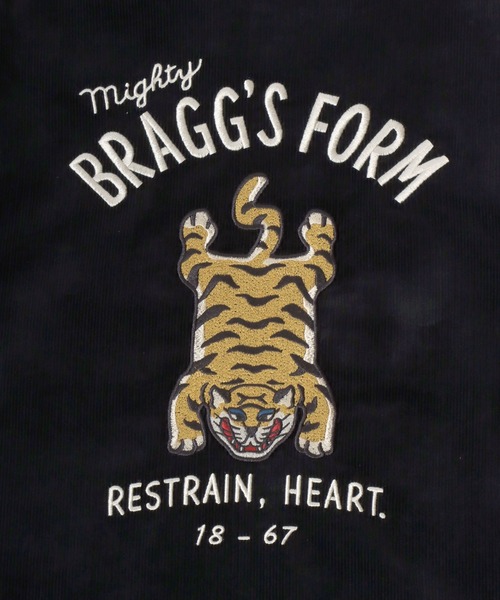 POWER TO THE PEOPLE(パワートゥーザピープル)の「2025AW POWER TO THE PEOPLE/パワートゥザピープル コーデュロイ襟 トラ刺繍 ジップブルゾン スイングトップ ハンティングジャケット(ブルゾン・メンズ・ブラック/グリーン系その他/ブラック系その他/カーキ・L/M/LL)」の21枚目の写真