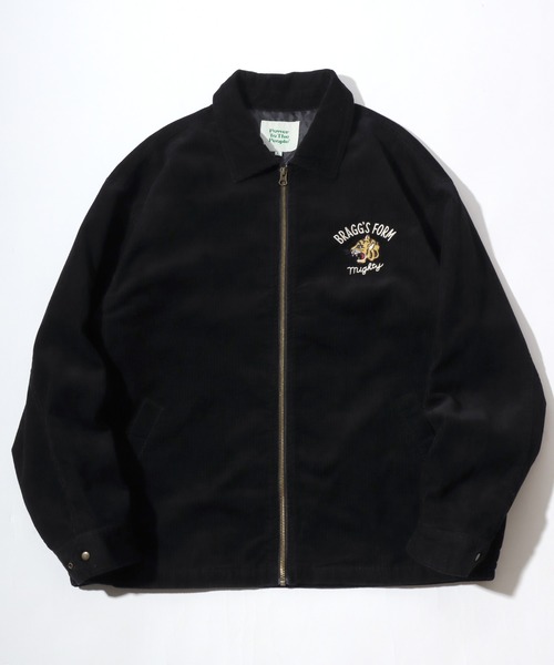 POWER TO THE PEOPLE(パワートゥーザピープル)の「2025AW POWER TO THE PEOPLE/パワートゥザピープル コーデュロイ襟 トラ刺繍 ジップブルゾン スイングトップ ハンティングジャケット(ブルゾン・メンズ・ブラック/グリーン系その他/ブラック系その他/カーキ・L/M/LL)」の20枚目の写真