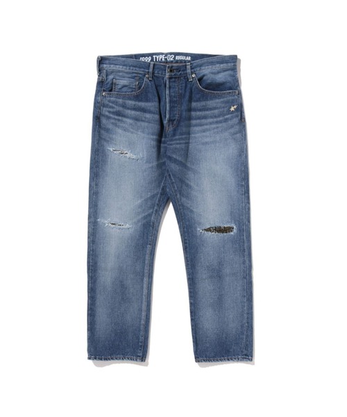 1999 TYPE-02 DAMAGED DENIM PANTS（デニムパンツ）｜A BATHING APE 