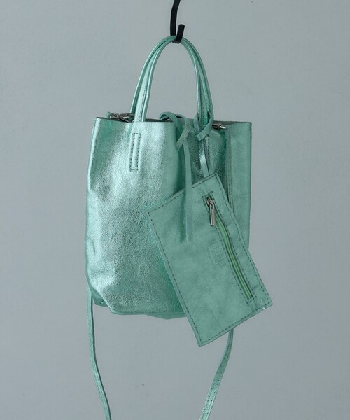 セール】【MILLELA FIRENZE】メタリックミニトートバッグ（トート