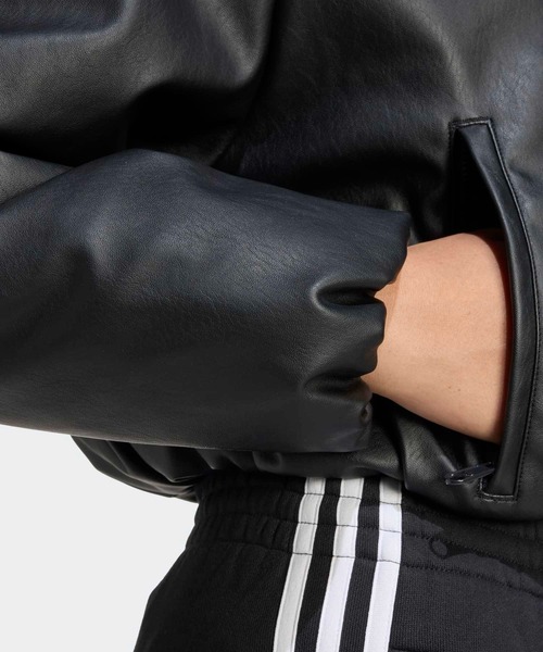 【adidasオリジナルス】 ダウンジャケット ボンバージャケット プレザー ボンバー 合成ダウンジャケット / アディダスオリジナルス