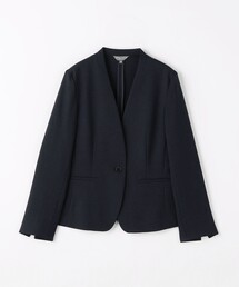 A DAY IN THE LIFE UNITED ARROWS（アデイインザライフユナイテッドアローズ）の「リネンライクドビー Vネックジャケット ‐マシンウォッシャブル・セットアップ対応‐＜A DAY IN THE LIFE＞（Tシャツ/カットソー・レディース）」