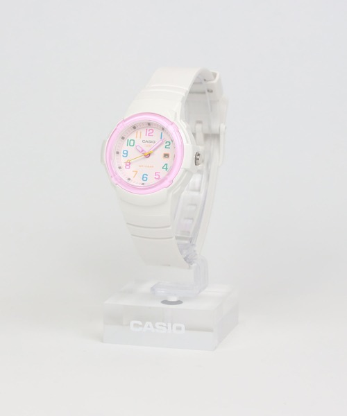 CASIO(カシオ)の「CASIO Collection / LX-800H-7A1JF(アナログ腕時計・レディース・ホワイト×ピンク・FREE)」の9枚目の写真
