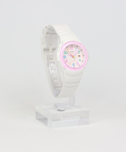 CASIO(カシオ)の「CASIO Collection / LX-800H-7A1JF(アナログ腕時計・レディース・ホワイト×ピンク・FREE)」の8枚目の写真