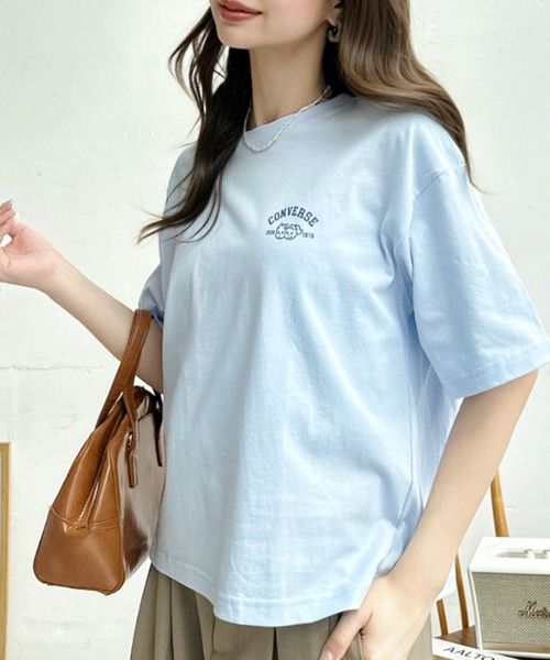 Ada.(エイダ)の「【Good Riddance】バックプリント オサムグッズ Tシャツ(Tシャツ/カットソー・レディース・アクア/ホワイト/ブラック・L/M)」の12枚目の写真