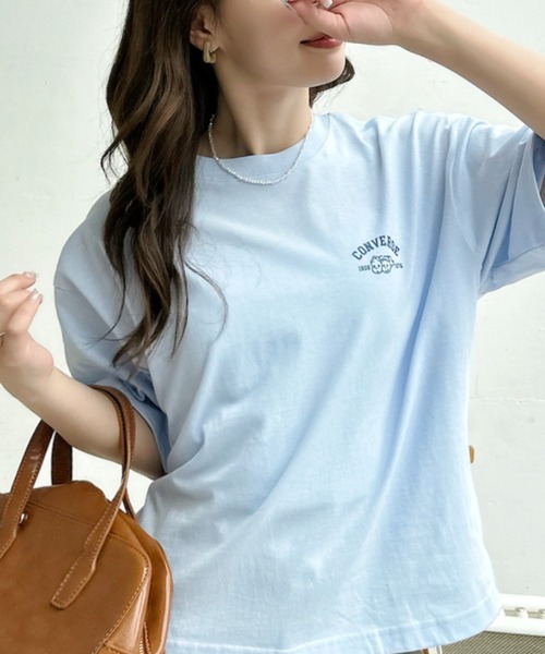 Ada.(エイダ)の「【Good Riddance】バックプリント オサムグッズ Tシャツ(Tシャツ/カットソー・レディース・アクア/ホワイト/ブラック・L/M)」の10枚目の写真