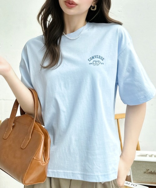 Ada.(エイダ)の「【Good Riddance】バックプリント オサムグッズ Tシャツ(Tシャツ/カットソー・レディース・アクア/ホワイト/ブラック・L/M)」の14枚目の写真