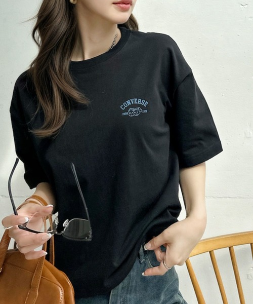 Ada.(エイダ)の「【Good Riddance】バックプリント オサムグッズ Tシャツ(Tシャツ/カットソー・レディース・アクア/ホワイト/ブラック・L/M)」の18枚目の写真