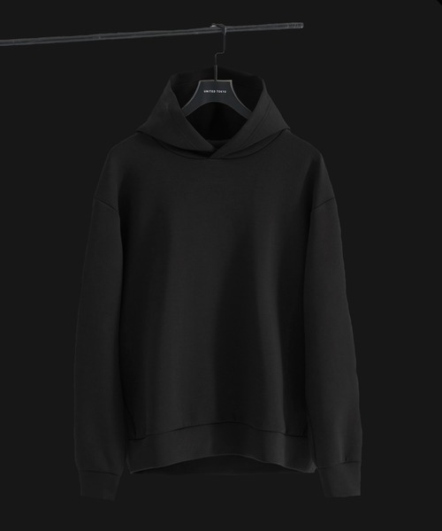 UNITED TOKYO(ユナイテッドトウキョウ)の「COMPACT AIR ダンボールパーカー 大人気/ユニセックス着用可能 / 洗える / 防シワ / 速乾 / 軽量/冬服/スウェット/インナー/保温(パーカー・メンズ・ダークグレー/ブラック/ブラウン/ライトグレー・3/2/1)」の2枚目の写真