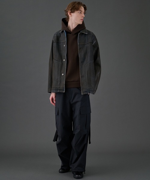 UNITED TOKYO(ユナイテッドトウキョウ)の「COMPACT AIR ダンボールパーカー 大人気/ユニセックス着用可能 / 洗える / 防シワ / 速乾 / 軽量/冬服/スウェット/インナー/保温(パーカー・メンズ・ダークグレー/ブラック/ブラウン/ライトグレー・3/2/1)」の20枚目の写真