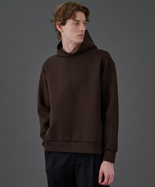 UNITED TOKYO(ユナイテッドトウキョウ)の「COMPACT AIR ダンボールパーカー 大人気/ユニセックス着用可能 / 洗える / 防シワ / 速乾 / 軽量/冬服/スウェット/インナー/保温(パーカー・メンズ・ダークグレー/ブラック/ブラウン/ライトグレー・3/2/1)」の10枚目の写真