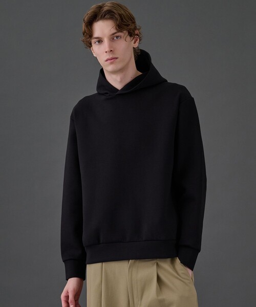 UNITED TOKYO(ユナイテッドトウキョウ)の「COMPACT AIR ダンボールパーカー 大人気/ユニセックス着用可能 / 洗える / 防シワ / 速乾 / 軽量/冬服/スウェット/インナー/保温(パーカー・メンズ・ダークグレー/ブラック/ブラウン/ライトグレー・3/2/1)」の7枚目の写真