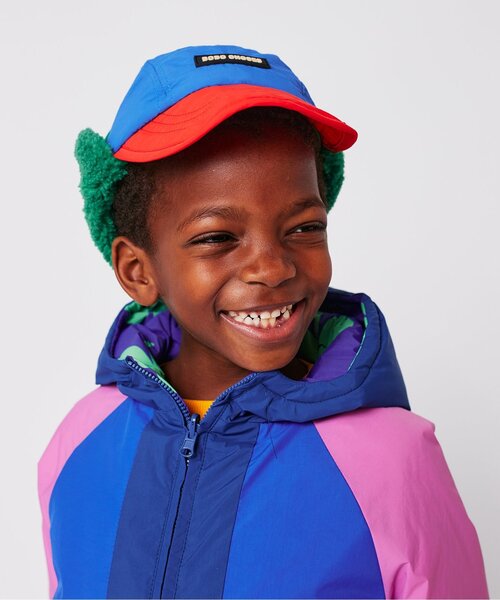 帽子 BOBO CHOSES colorblock winter cap colorblock winter cap【キッズ】（キャップ）｜BOBO CHOSES