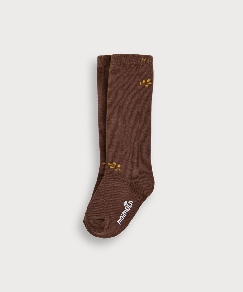 moimoln（モイモルン）の「フォーリンロングソックス・靴下（ソックス/靴下・キッズ・ブラウン・10cm/12.0cm/14.0cm/16.0cm）」の2枚目の写真