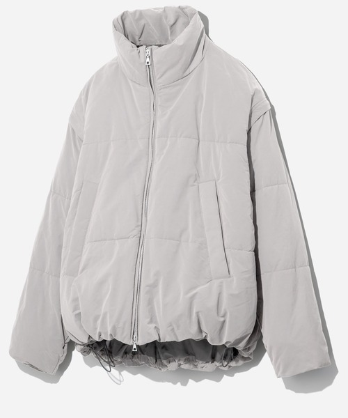 HARE(ハレ)の「エアサーマル2WAYスタンドブルゾン(HARE)(ダウンジャケット/コート・メンズ・ブルー/ブラック/グレー/グリーン・MEDIUM/SMALL)」の2枚目の写真