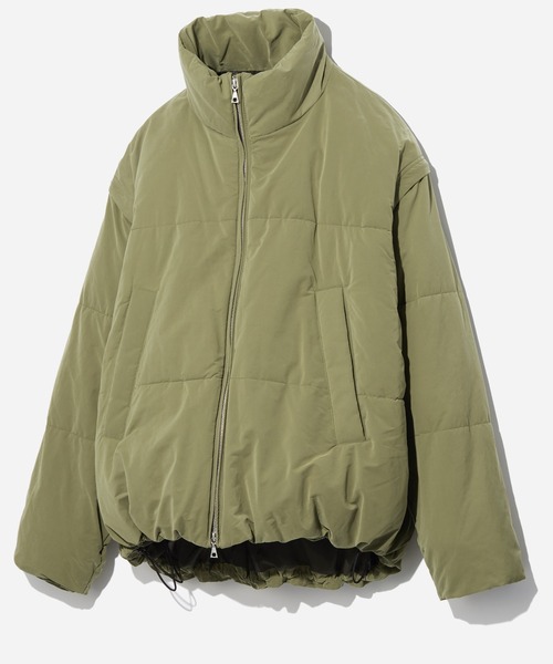 HARE(ハレ)の「エアサーマル2WAYスタンドブルゾン(HARE)(ダウンジャケット/コート・メンズ・ブルー/ブラック/グレー/グリーン・MEDIUM/SMALL)」の3枚目の写真