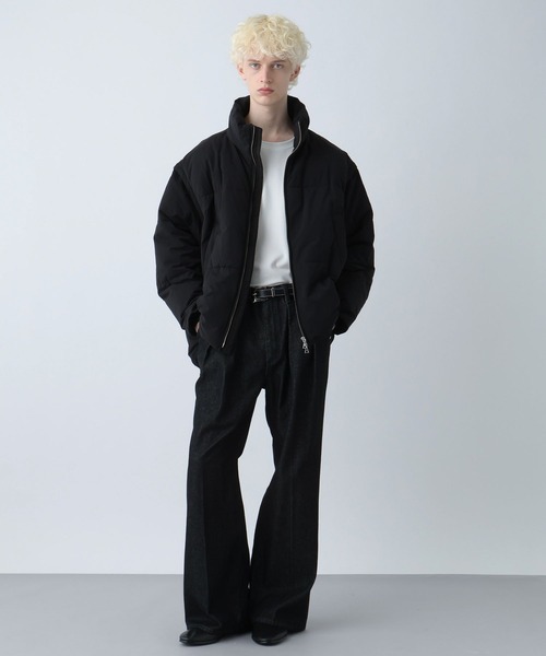 セール】エアサーマル2WAYスタンドブルゾン(HARE)（ダウンジャケット