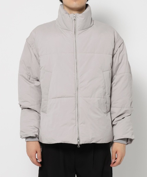 セール】エアサーマル2WAYスタンドブルゾン(HARE)（ダウンジャケット