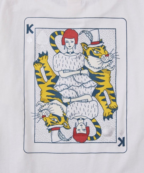 Fluffy BROTHERS(フラッフィーブラザーズ)の「プリントロンT(Tシャツ/カットソー・キッズ・オフホワイト/ライトグリーン・80/90/100/110/120/130/140/150)」の4枚目の写真